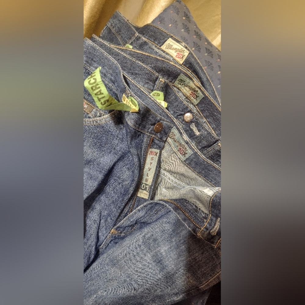 Bundle Deal 3 Wrangler 20x Style 01 Jeans